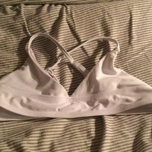 White bakini top sooo trendy never worn